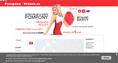 Desktop Screenshot of pompony-trasne.cz