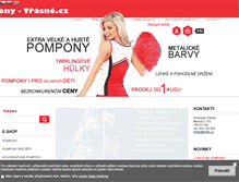 Tablet Screenshot of pompony-trasne.cz